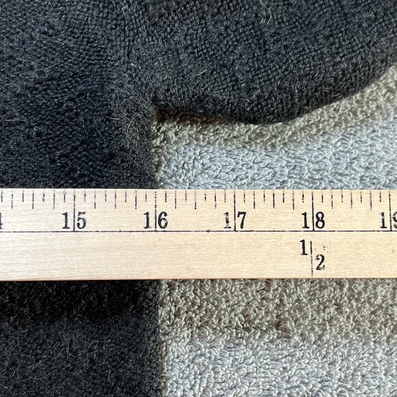 Tory Burch Sweater Womens Size XS Black Knit Wool Blend Keyhole Neck Pullover - Picture 11 of 11